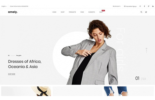 Amely - Clean & Modern Magento 2 Theme