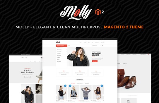 Molly - Elegant & Clean Multipurpose Magento 2 Theme