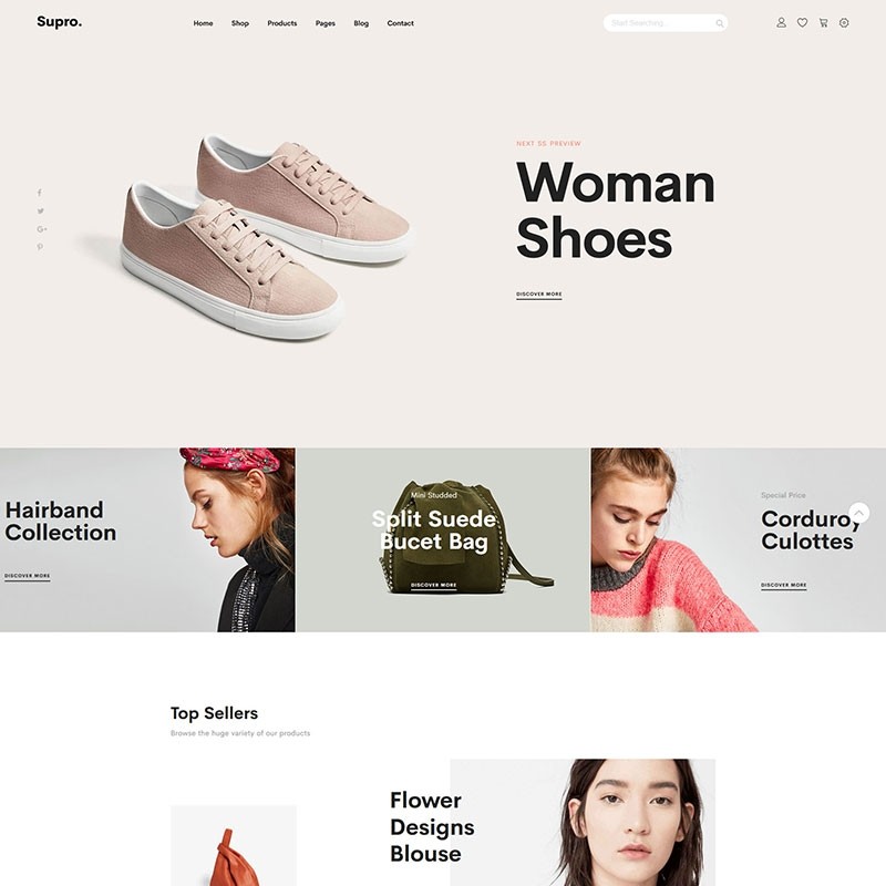Supro - Minimalist AJAX Magento 2 Theme