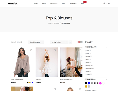 Shop With Right Sidebar