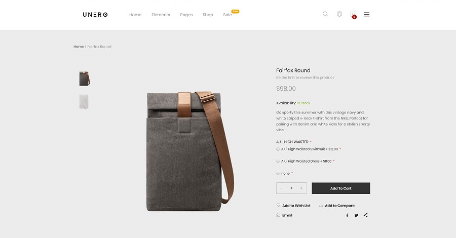 Custom Options Product